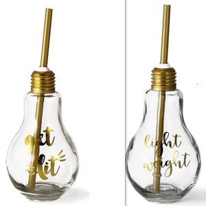 LightBulb Shaped Drinking Glasses